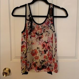 Women’s Floral Sheer Tank